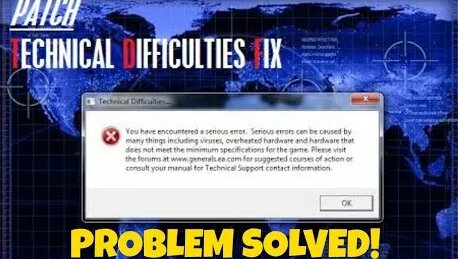 How To Fix Technical Difficulties in Generals Zero Hour | Problem ...