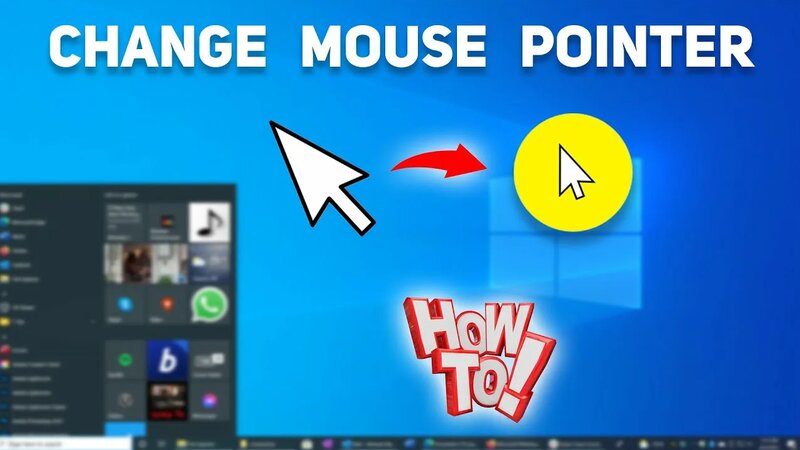 Mouse Pointer Change in Windows 10, || mouse pointer change in windows ...
