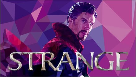 ПОЛИГОНАЛЬНЫЙ Стрендж/ Low Poly STRANGE