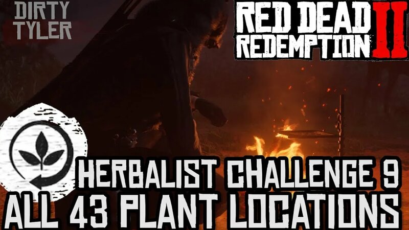 RDR2 All Plant Locations - Herbalist Challenge 9 - Red Dead Redemption ...