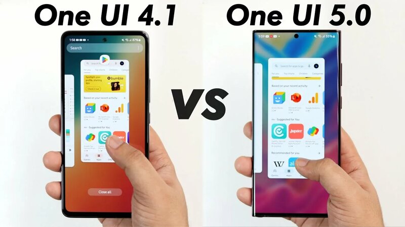 One UI 5.0 vs One UI 4.1 Animations Comparison - Did Samsung Finally ...