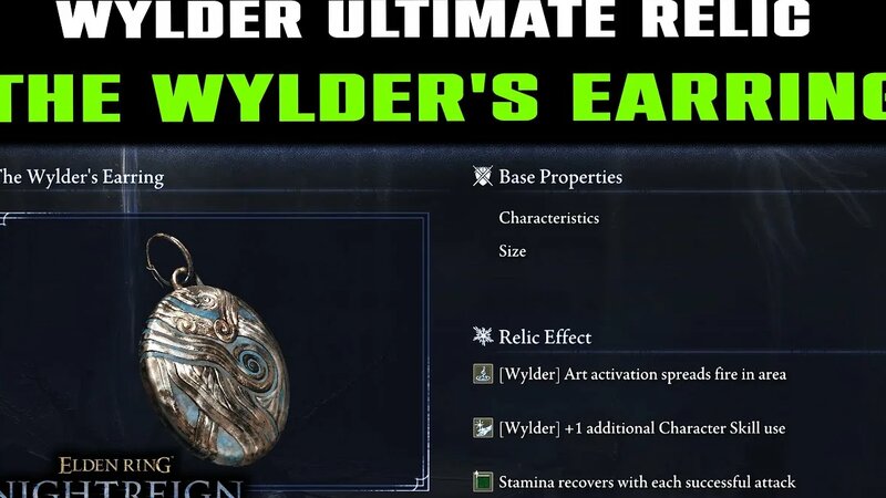 The Wylder's Earring Relic - HOW TO GET BEST Relic for Wylder in Elden ...