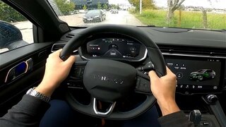 2020 Lynk & Co 01 [1.5l, 261 HP] POV Test drive CARiNIK (So good PHEV)