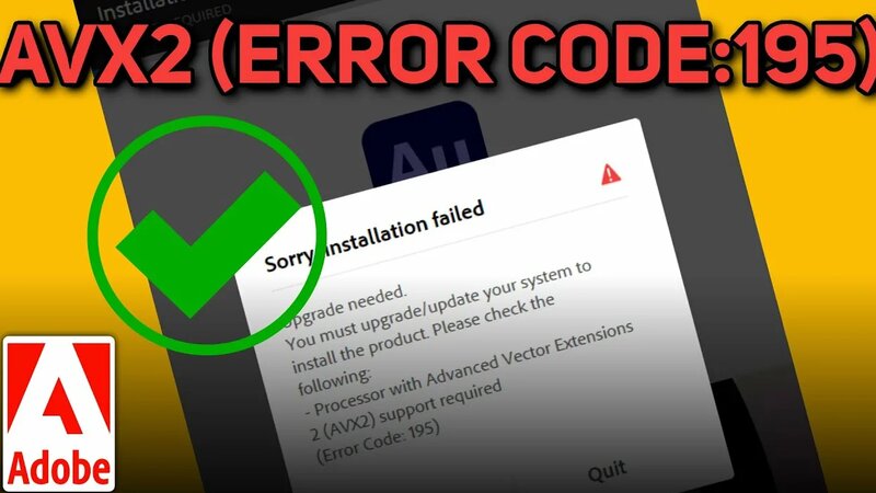 Fix Sorry, installation failed Upgrade needed - Processor With Advanced ...
