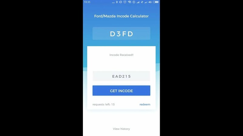 Ford / Mazda incode outcode calculator for android- free to try ...
