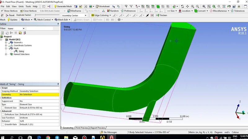 Ansys Fluent Tutorials-1- Bended pipeline - Смотреть онлайн в поиске ...