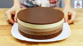 Торт "Три Шоколада" Очень вкусный торт, который напоминает слегка подтаявшее ...