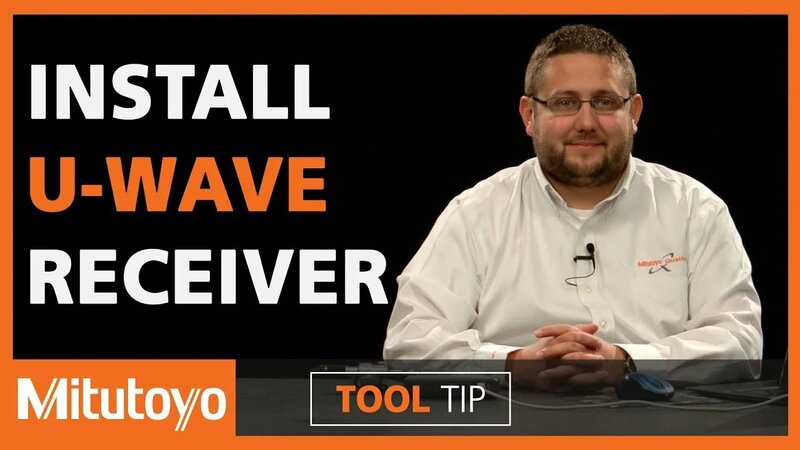 How to Install Mitutoyo U-WAVE SPC Data Collection Wireless Receiver ...