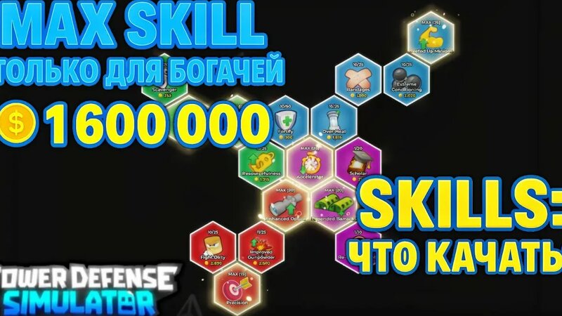 Обновление TDS: Дерево Навыков — Как работает Skill Tree в Tower ...