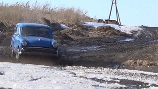 Москвич 423 .  проходимость.  2 часть.
