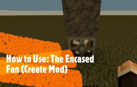 How to Use: The Encased Fan from Create Mod (Minecraft) - Yandex Video ...