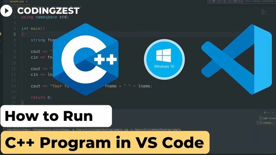 How to Run C++ in Visual Studio Code on Windows 10 2022 | C++ ...