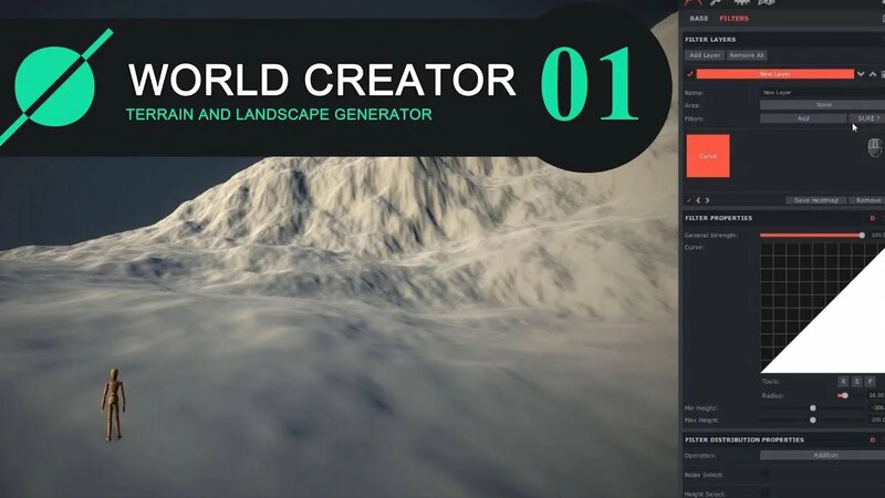 World Creator 2. Navigation, landscape and texture size. Tools. Episode ...