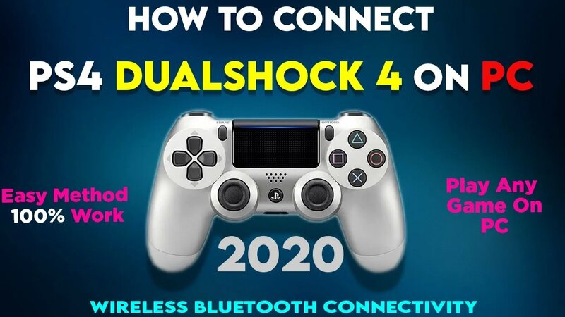 How To Connect | PS4 Dualshock 4 On PC | Connect With Bluetooth | Play ...