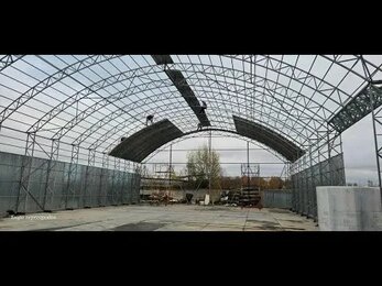 Быстровозводимый ангар из профлиста 20х45 метров