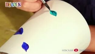 Мастер класс росписи по керамике — Видео от Палома Арт-видео-уроки, мастер-классы по рукодел...