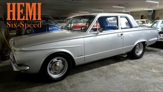 Plymouth Valiant 1963 года выпуска, двигатель 5.7 Hemi V8, шестиступенчатая коробка передач, рест...