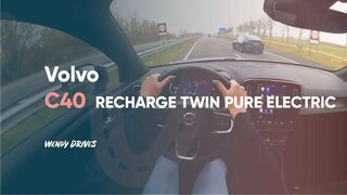 2021 Volvo C40 Recharge Twin Pure Electric 408hp (300kW) POV testdrive, virtual testdrive, carreview