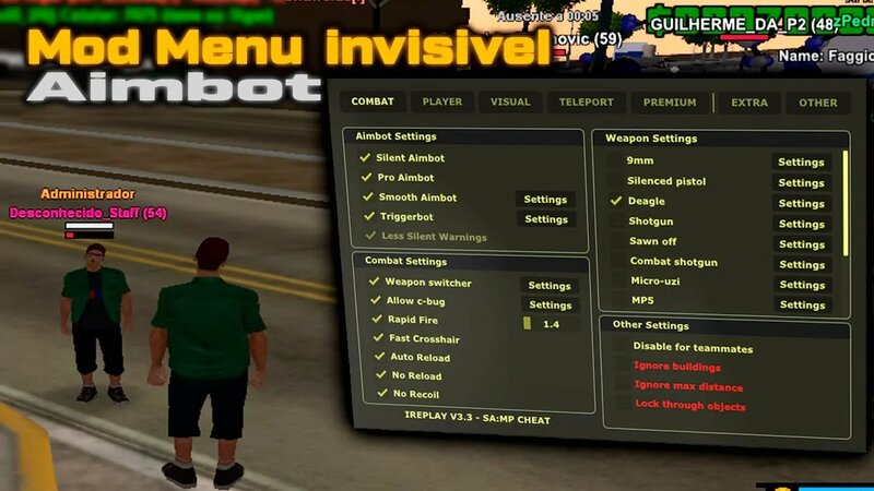 SAIU!! MOD MENU Aimbot PARA SAMP (ANTI BAN) Brasil Play Shox - Yandex ...