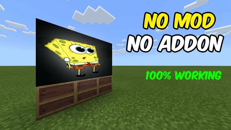 How to Make a Working Television in Minecraft - No Mod, No Addon ...