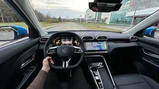 New MG ZS Hybrid+ Test Drive POV