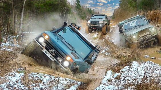Видео от Экстрим 4х4 | Внедорожники | OffRoad - kто лyчше нa бeздоpoжье (720p) — Видео от Эк...