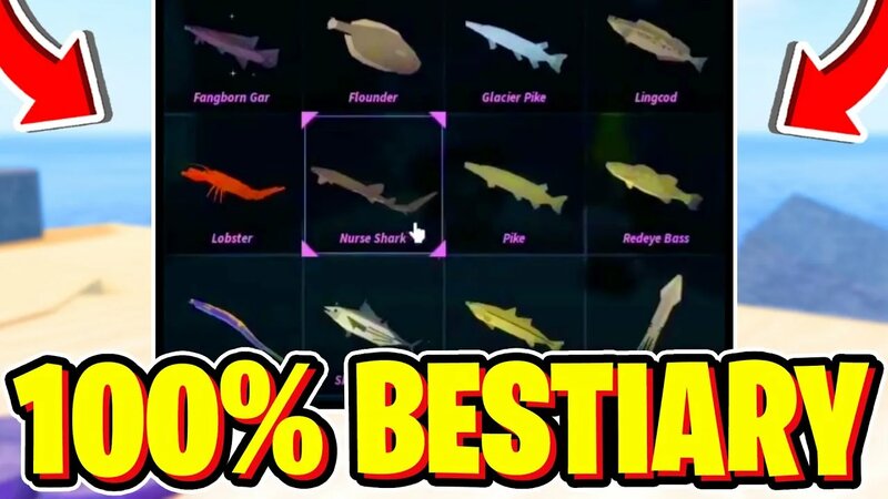 How To GET 100% Bestiary & ALL FISH Locations In Fisch! Roblox ...