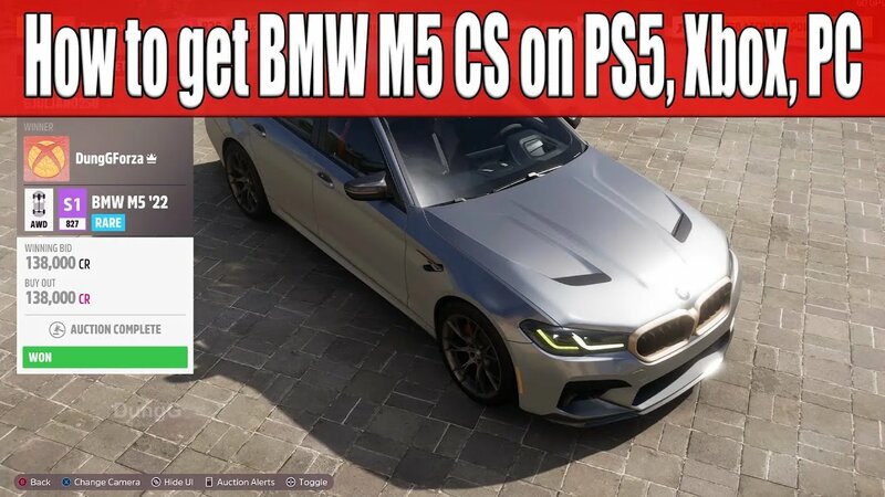 How to get BMW M5 CS in Forza Horizon 5 on PS5, Xbox, PC - Смотреть ...