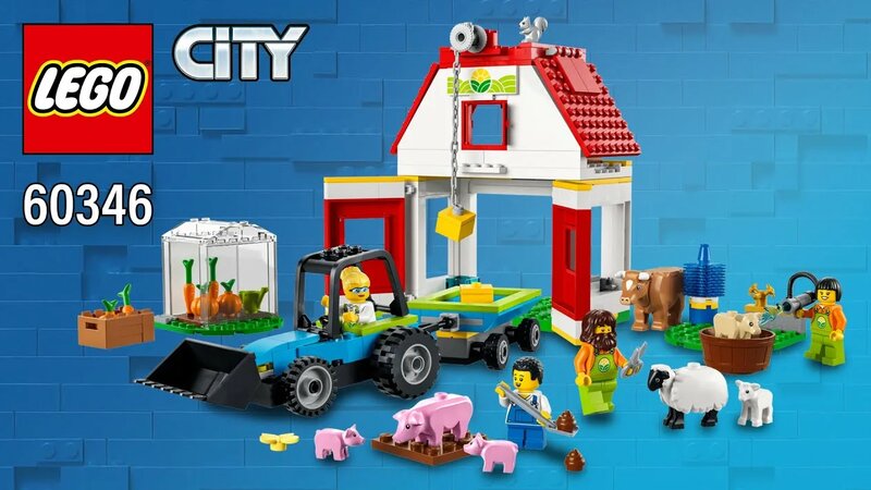 LEGO® City | Barn & Farm Animals (60346)[230 pcs] Building Instructions ...