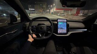 Ночной тест-драйв Volvo EX30 Cross Country 2026