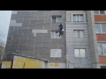 из-за погоды приходится быстро спускаться и завершать работы.