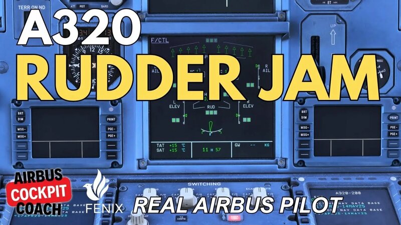 A320 Rudder Jam Procedure Explained | Real Pilot Tutorial in MSFS 2024 ...