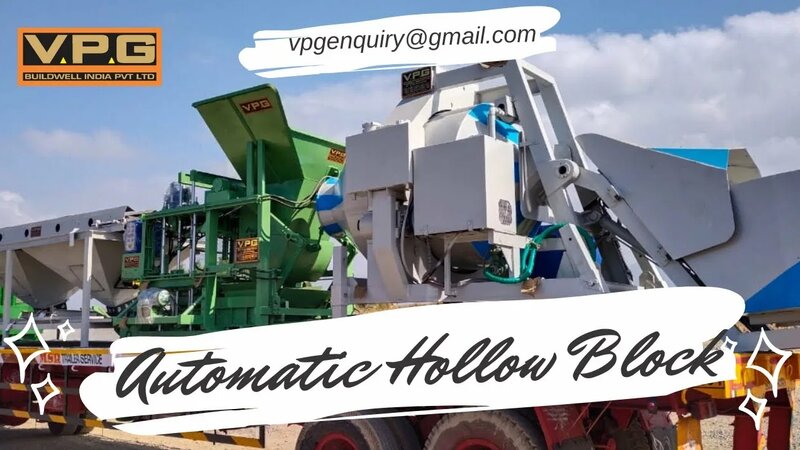 Hollow Block Machine with Mixer|Storage Hopper for Concrete Mixer ...