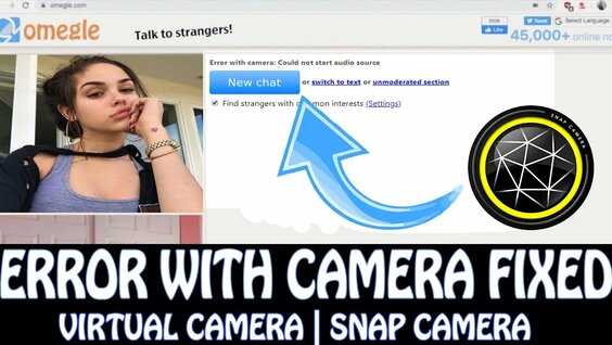 How to Use SnapCam on Omegle 