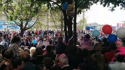 Парад Победы в Симферополе.