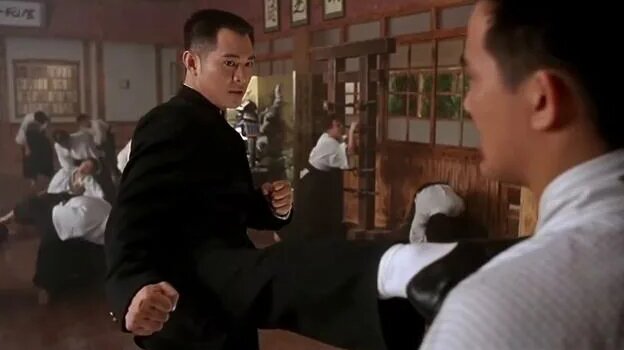 Джет Ли лучший бой! Часть 1. Jet Li vs Japanese School Fist of Legend ...
