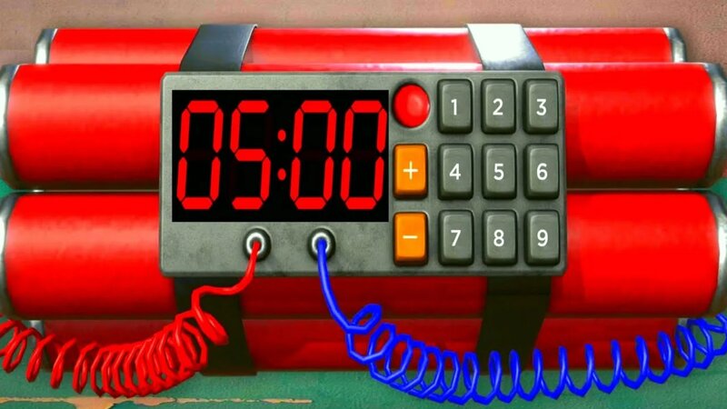 5 Minute Timer Bomb with High Energy Music | Countdown Timer 5 Minute ...