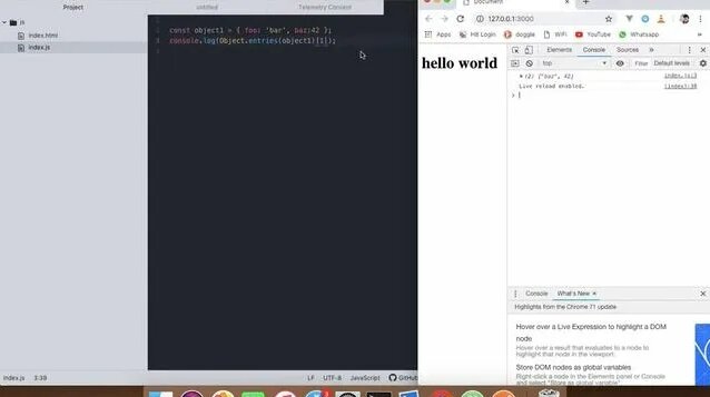 Object.entries()-JavaScript Functions-ES6/Ecma2015/JavaScript 2019/JS ...
