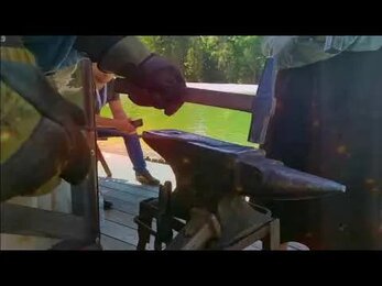 Выездной кузнечный мастер-класс на празднике