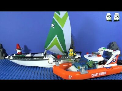 lego city coast guard boat