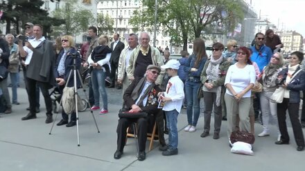 День Победы в Вене 2017 - Марина Лаптева - "Подмосковные вечера"
