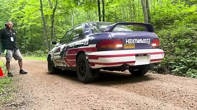 Sent It Too Hard Over The Jump?! | Southern Ohio Forest Rally 2024 Day ...