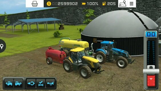 fs16 farming simulator 16 / iki tanker ile biyogaz gübre / biogas ...