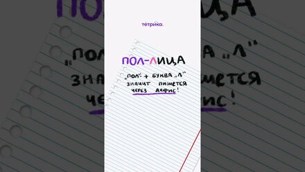 Разбираем приставки «пол-» и «полу-»✏️