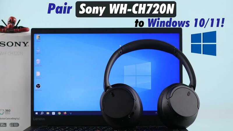 Sony WH-Ch720n: How to Connect to Windows PC! [Pair] - Смотреть онлайн ...