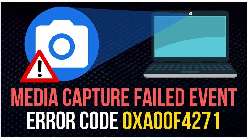 How to FIX Media Capture Failed Event Error Code 0xa00f4271? - Смотреть ...