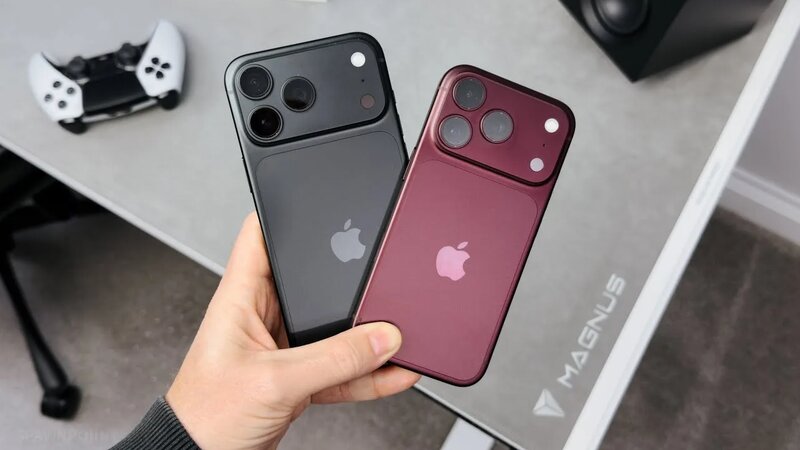 iPhone 18 Pro и Pro Max: распаковка бордового и черного | SpawnPoiint ...