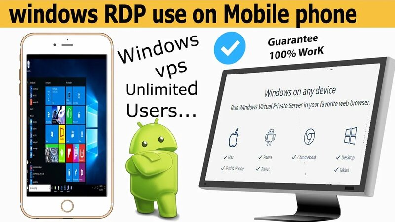 how to create rdp on mobile | RDP for Mobile | windows vps for Android ...