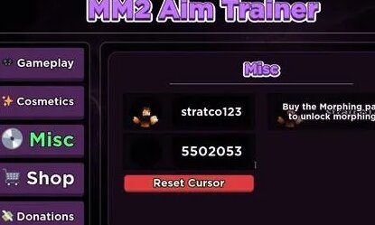 Trying cursor codes in mm2 aim trainer! - Смотреть онлайн в поиске ...