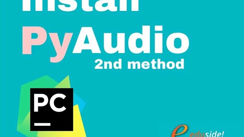 how to install PyAudio in Pycharm using pipwin || solved 100%, Python ...